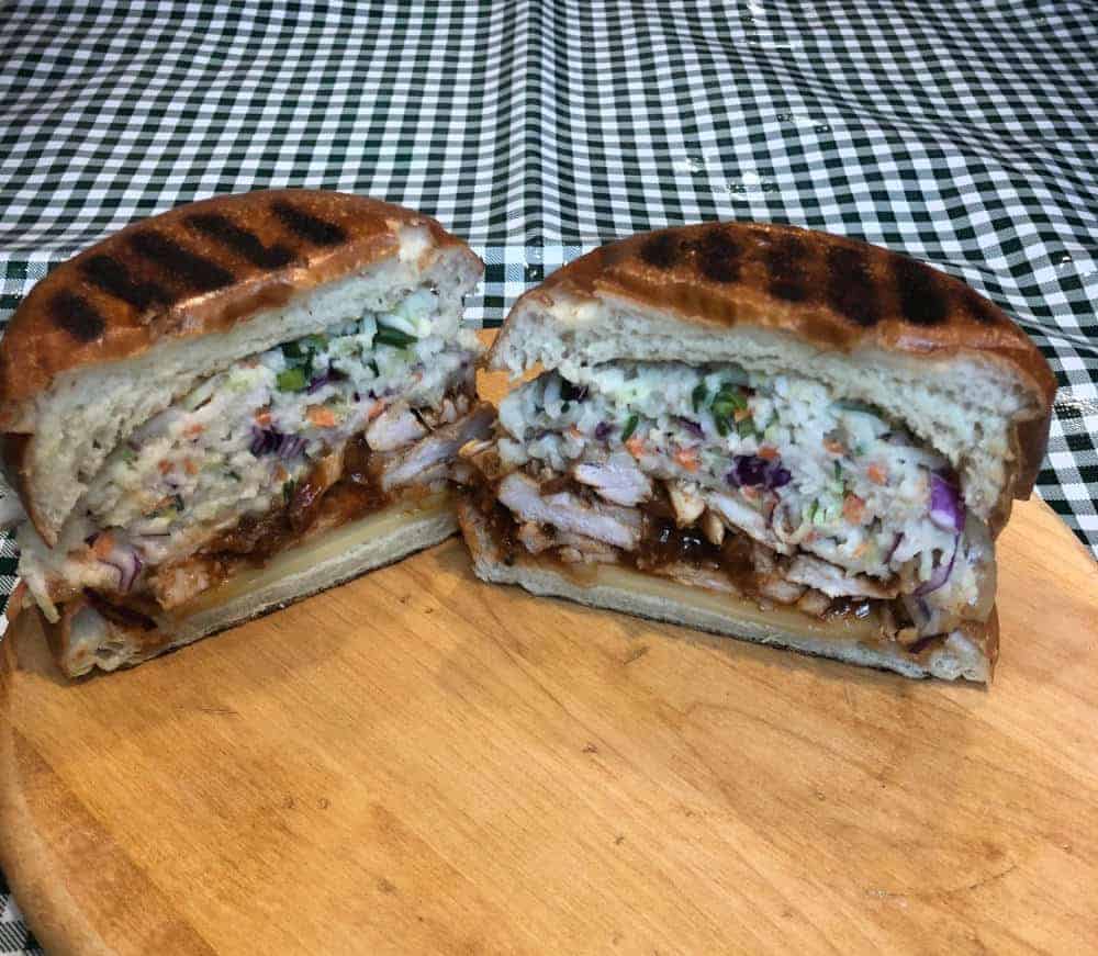 Pulled BBQ Chicken Breast Sandwich