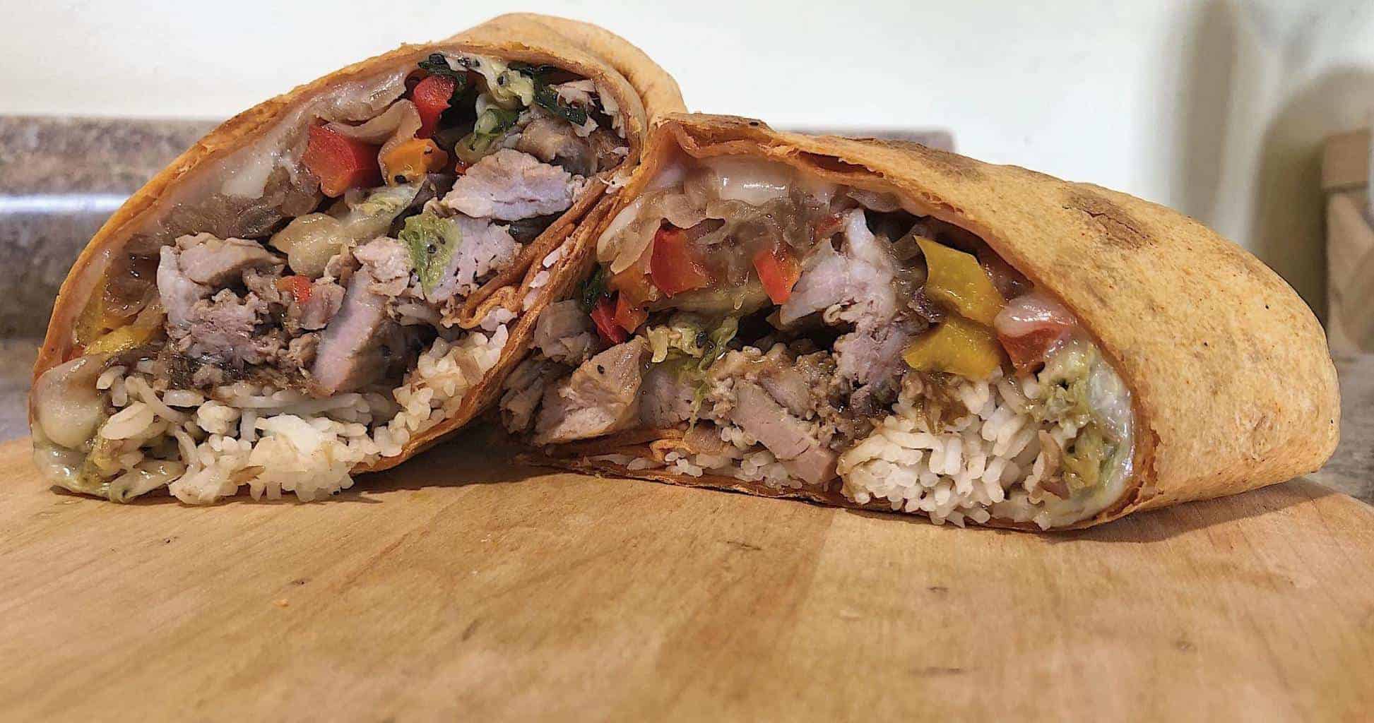 Sandwich Special: Asian Pork Burrito